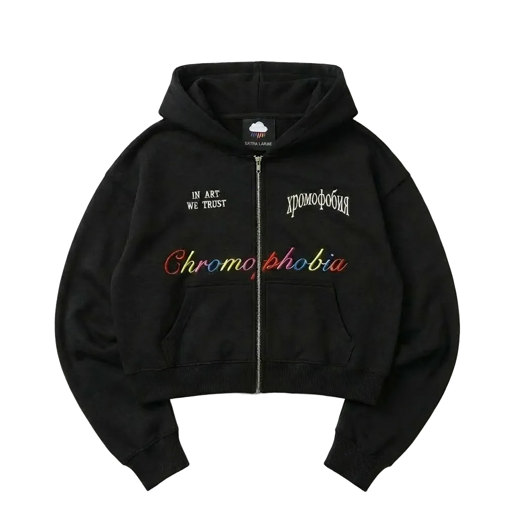 "IN ART WE TRUST" ZIP-UP