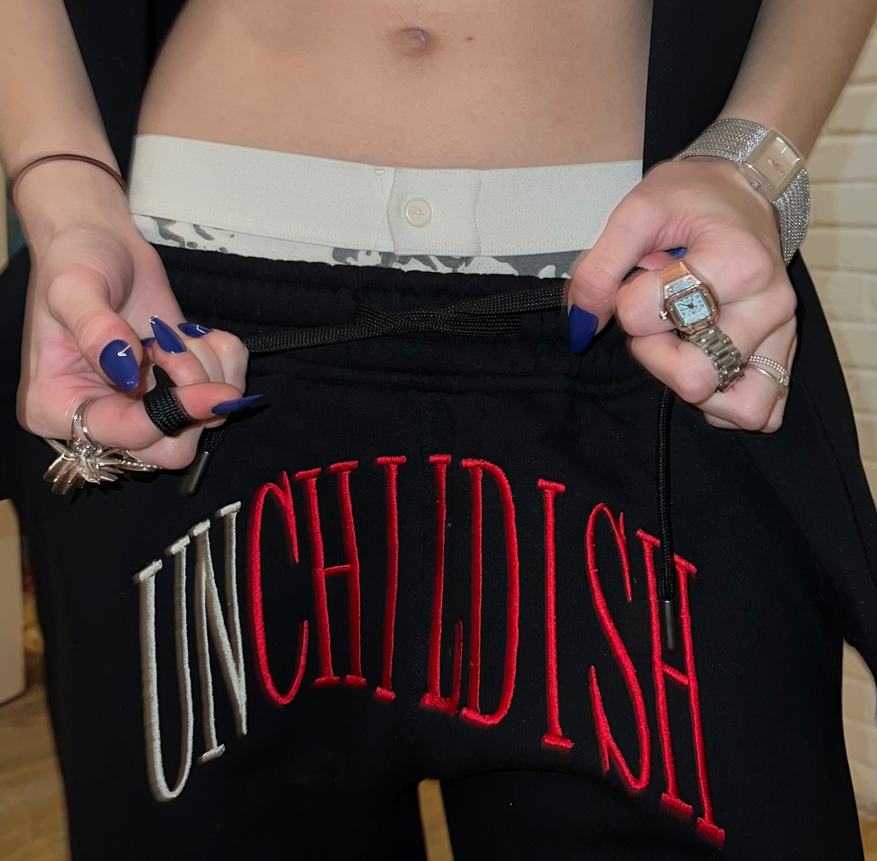UNCHILDISH TRACKIES [BLK]