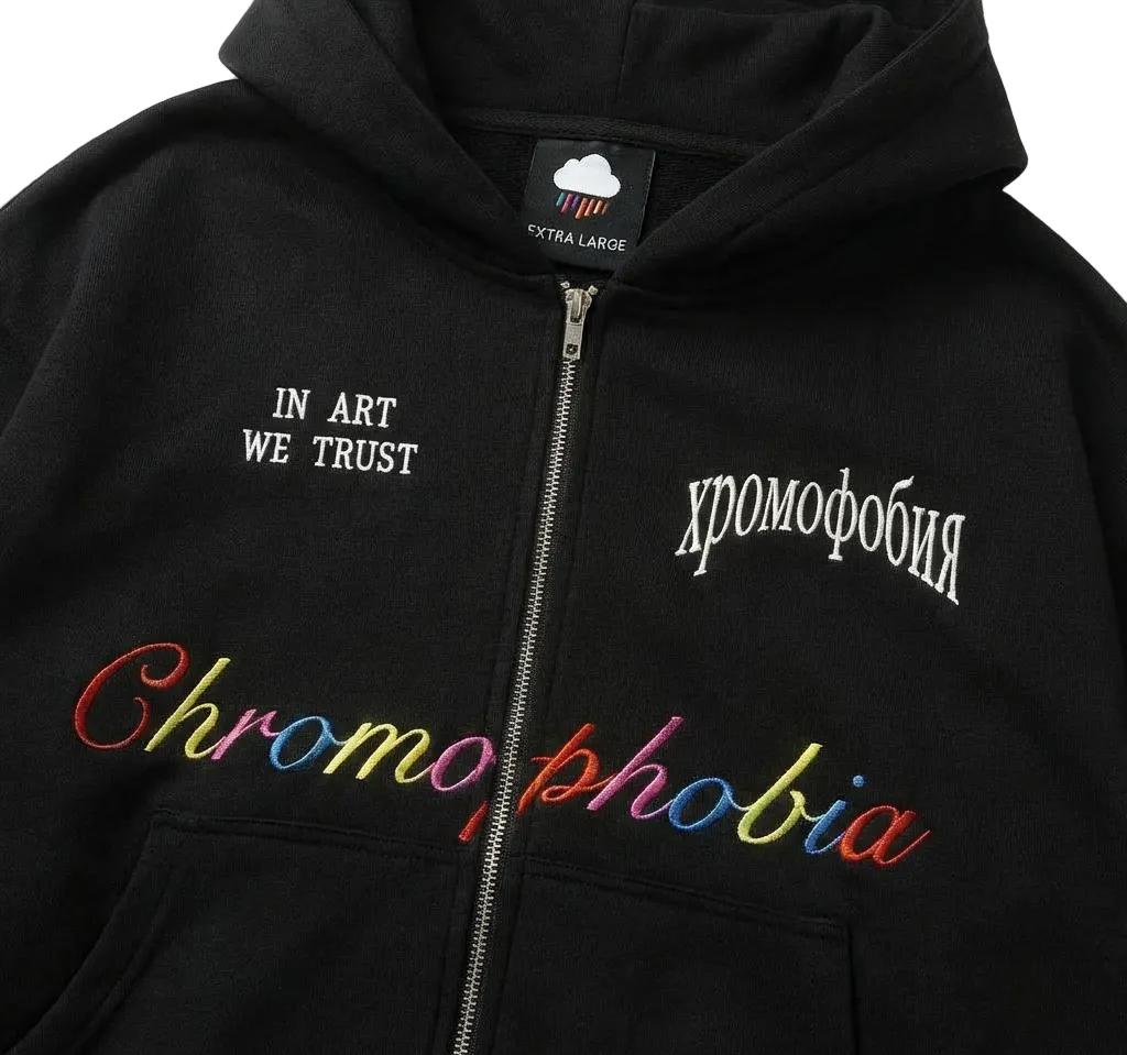 "IN ART WE TRUST" ZIP-UP